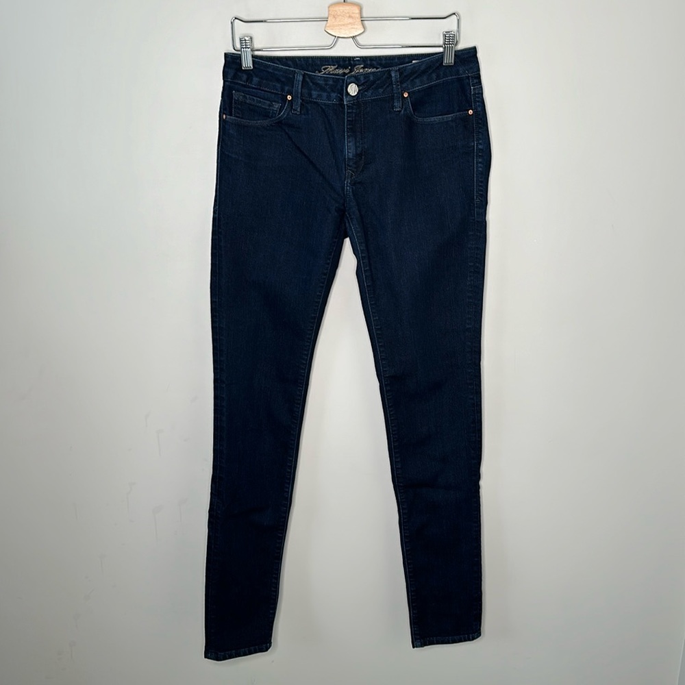 Mavi Jeans Adriana Mid-Rise Super Skinny Dark Wash